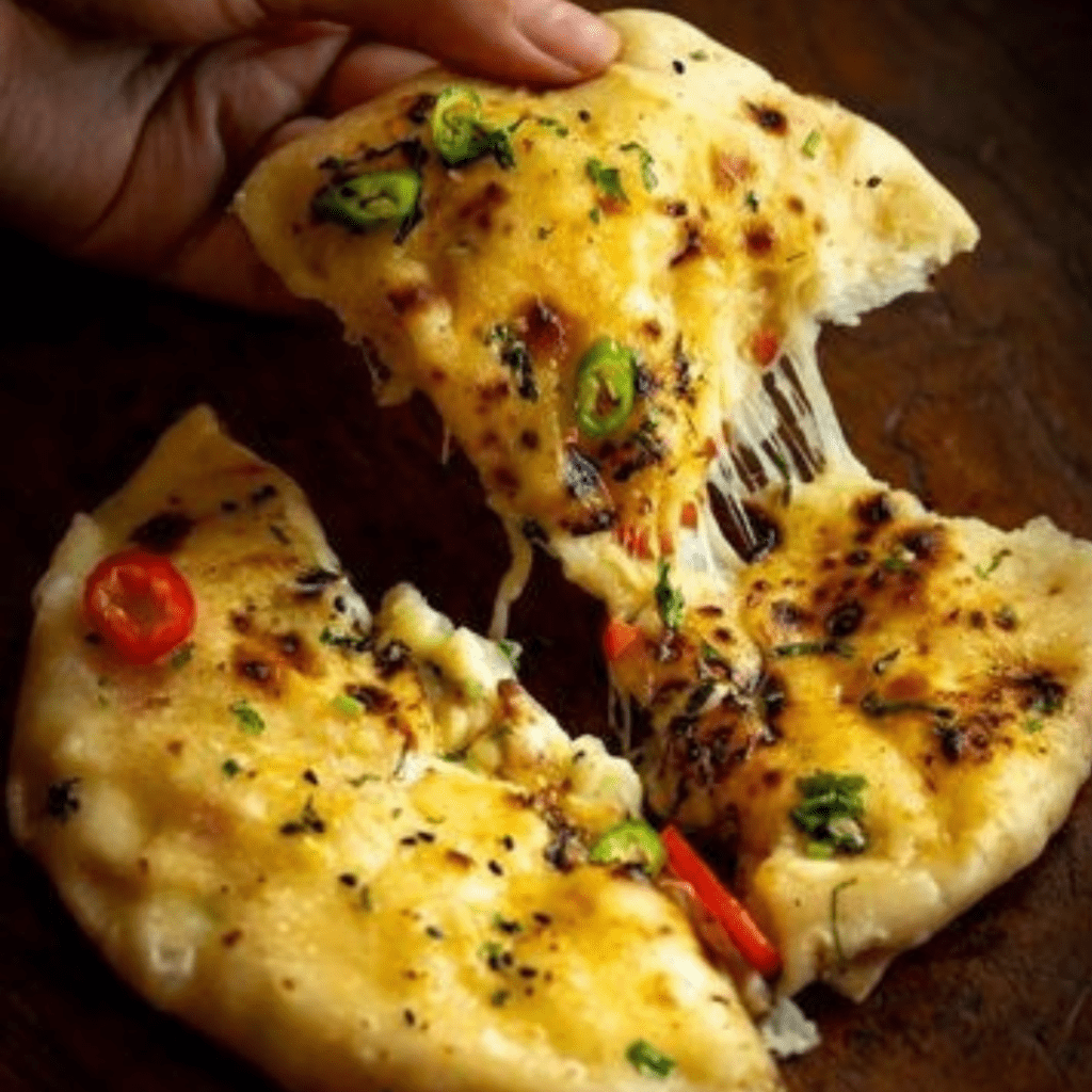 Cheese Chilli Garlic Naan